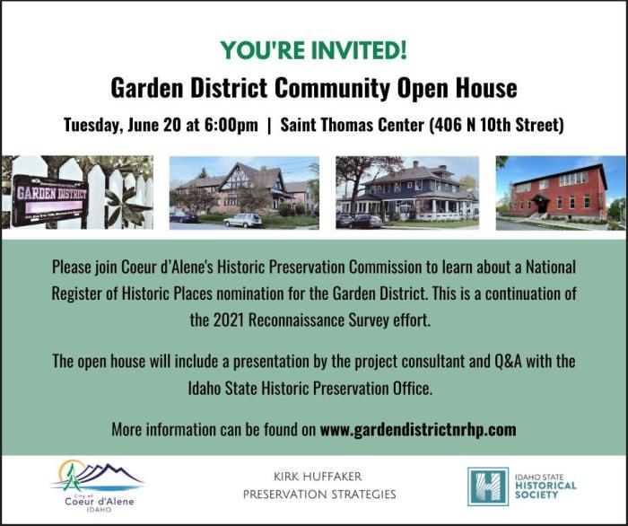 City of Coeur d'Alene Historic Preservation Commission