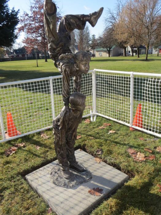 Acrobat Kids by Artist Randolph Rose