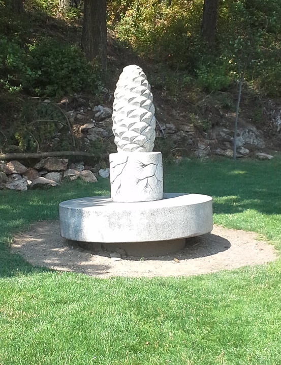 Pine Cone Bench