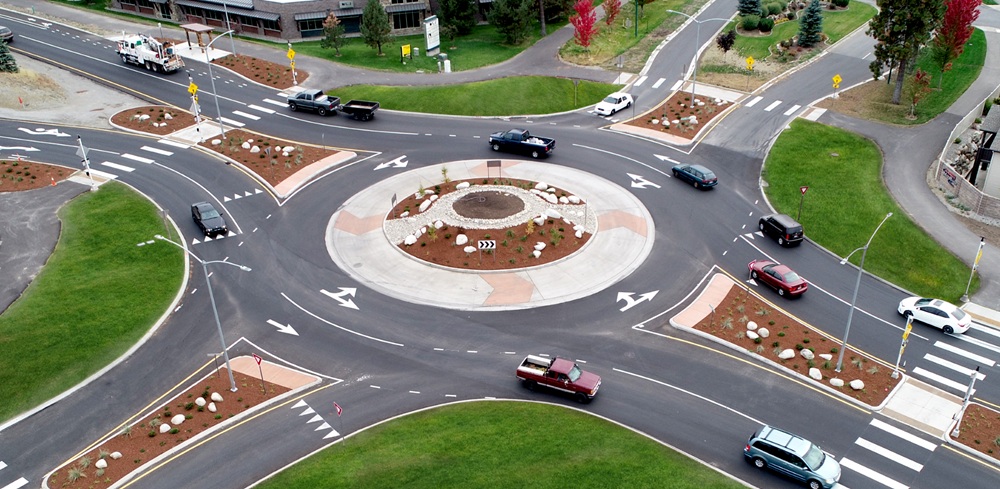 Aerial Photo of Selice Way Roundabout