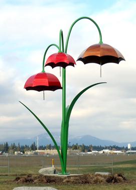 Umbrellas Gracilis by Artists Jennifer Corio and Dave Frei of Vancouver, WA