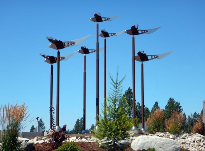 Swimming with Friends and Soaring with Friends by Artist David Boyer