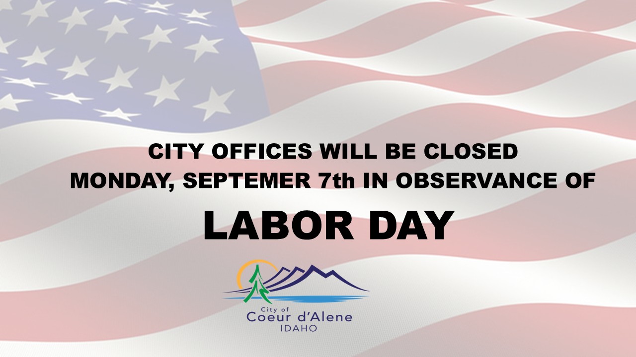 City Hall Closed in Observance of Labor Day